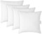 16x16 Throw Pillow Insert - Set of 4 White Inserts for Decorative Pillow Covers for Bed, Decorative Pillows for Bed, Couch Pillows, Throw Pillows for Couch